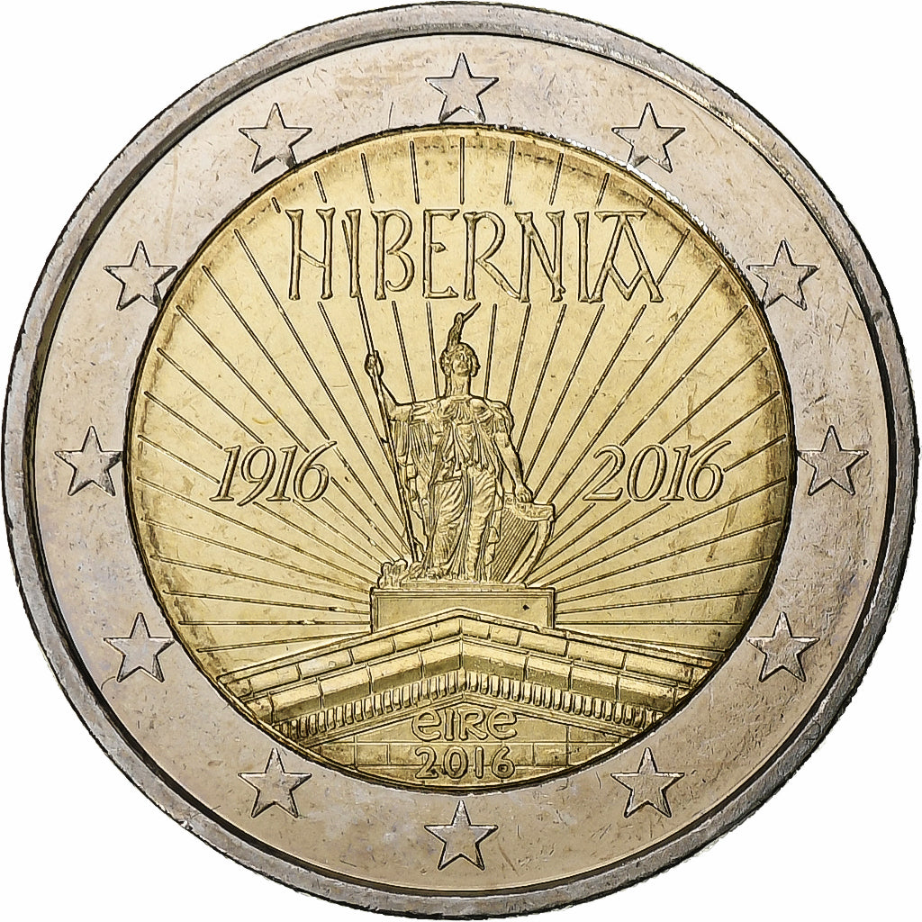 Irsko,
2 eura,
2016