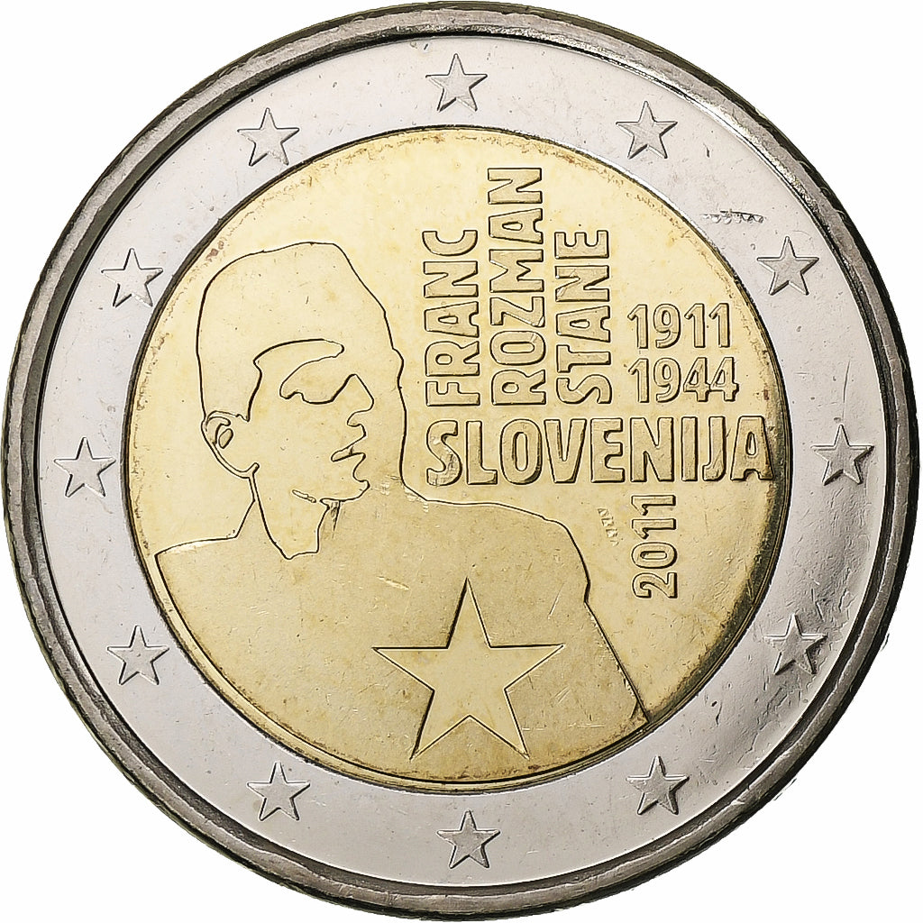 Slovinsko,
2 eura,
2011