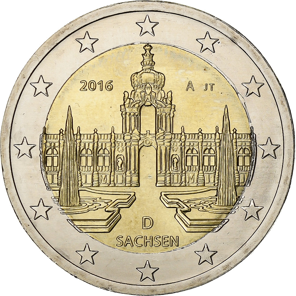 NĚMECKO - FEDERÁLNÍ REPUBLIKA,
2 eura,
2016