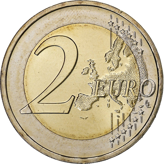Nizozemí,
2 eura,
2015