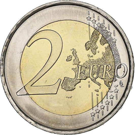Španělsko,
2 eura,
Aqueduc de Ségovie