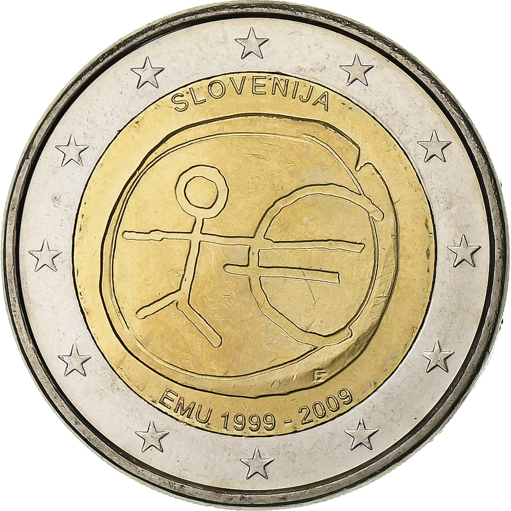 Slovinsko,
2 eura,
Slovinsko