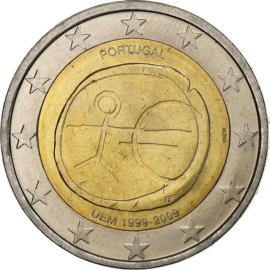 Portugalsko,
2 eura,
UEM
