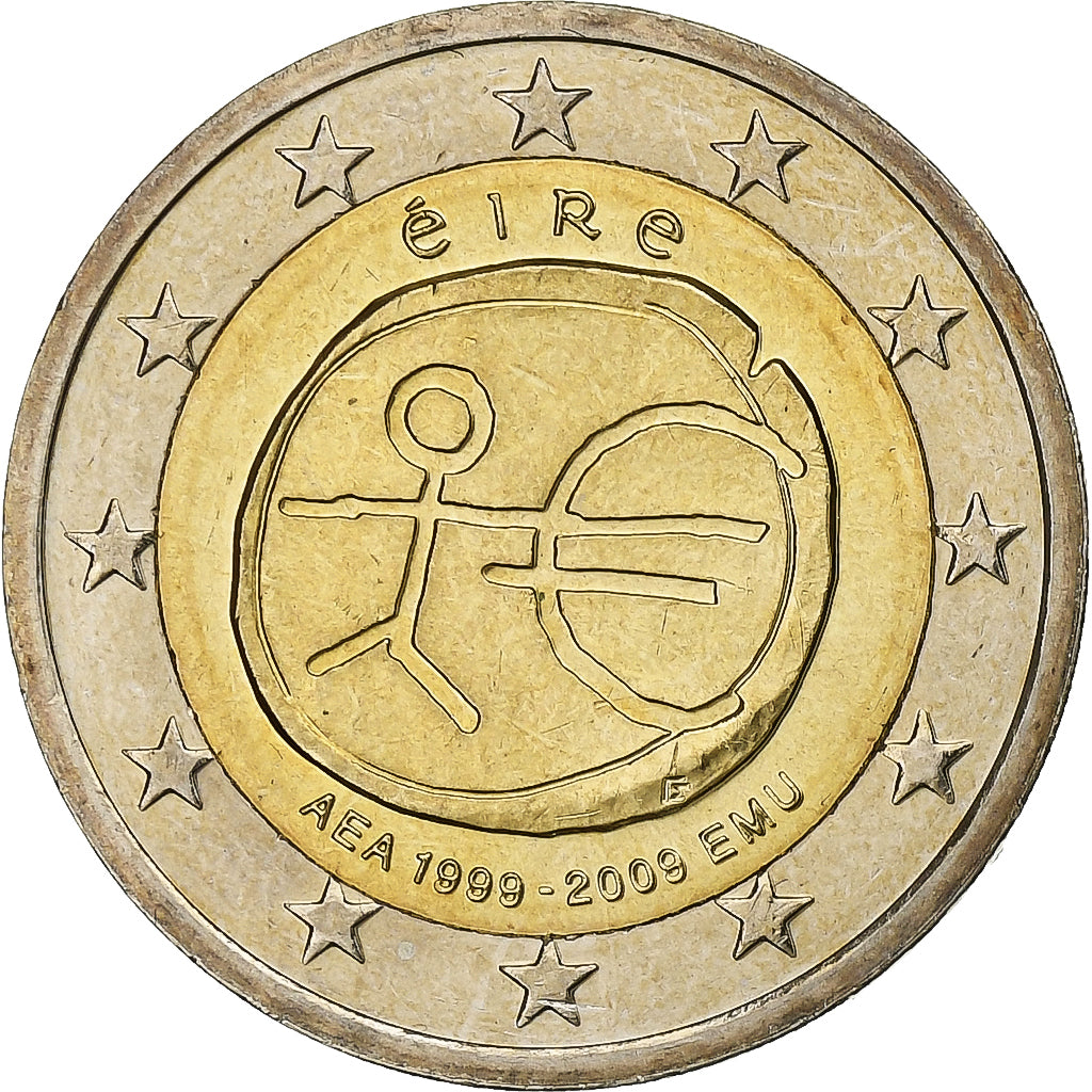 IRSKO,
2 eura,
Evropská měnová unie