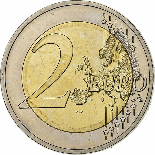 Německo,
2 eura,
Berlín
