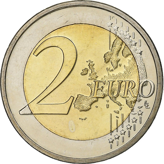 Kypr,
2 eura,
Union économique et monétaire