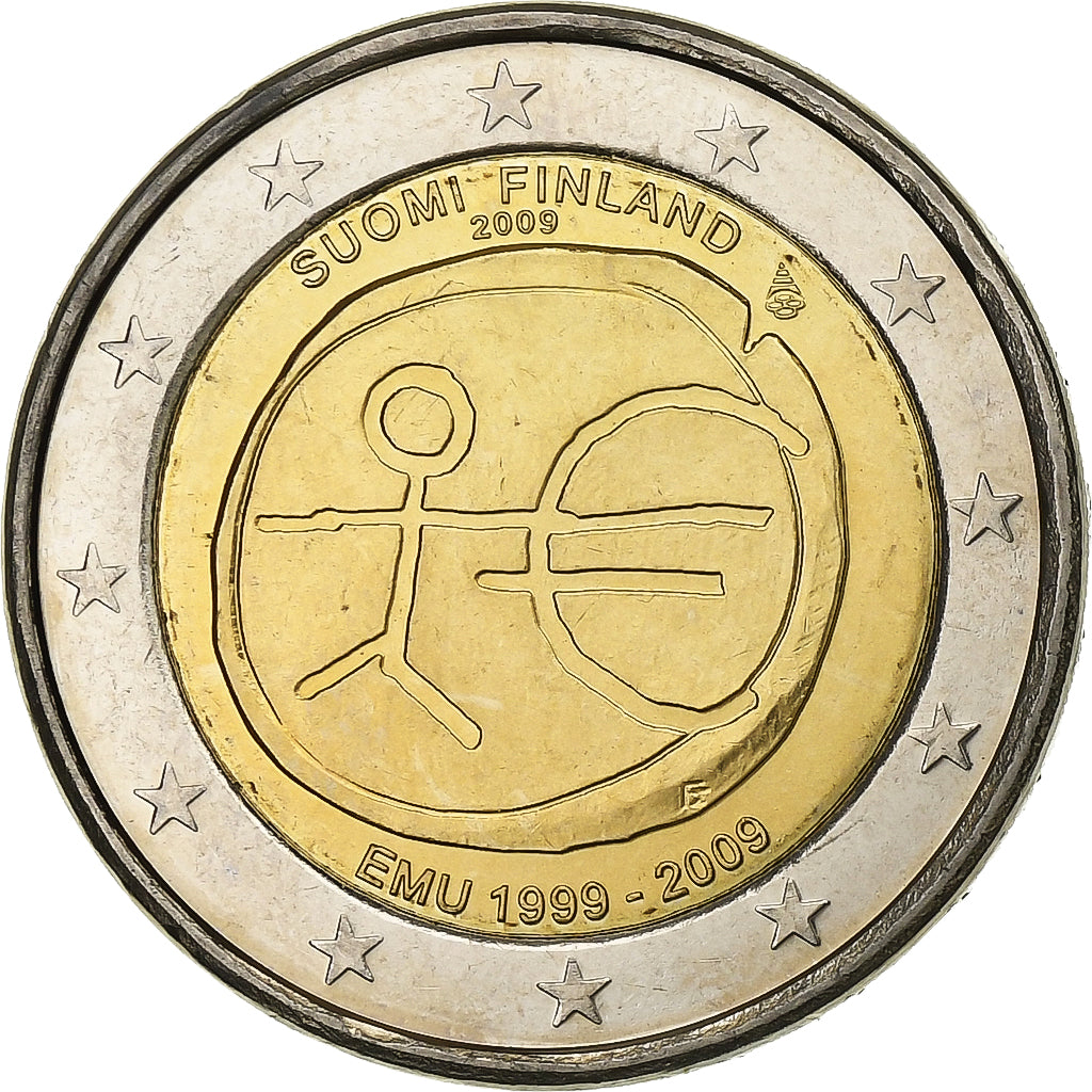 Finsko,
2 eura,
Evropská měnová unie