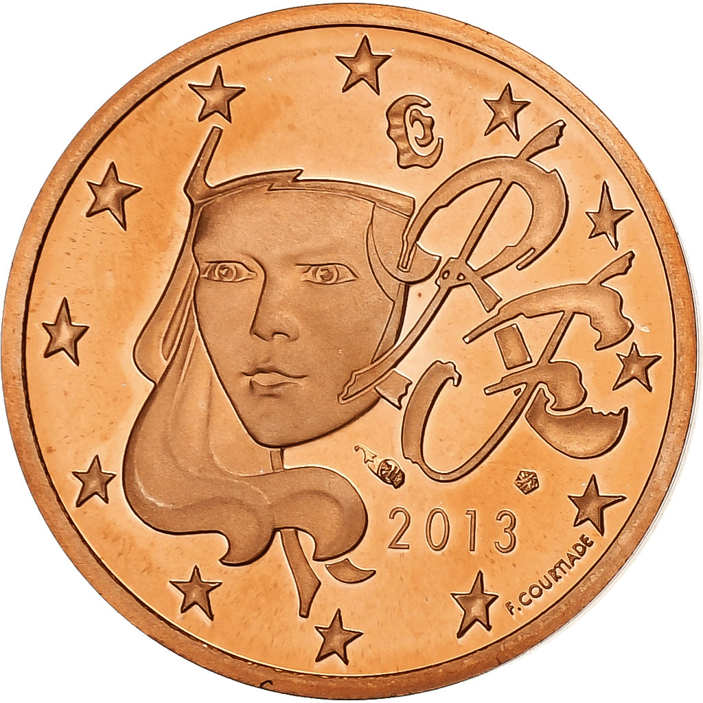 Francie,
2 euro centy,
2013
