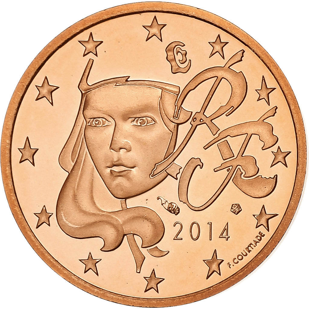 Francie,
2 euro centy,
2014