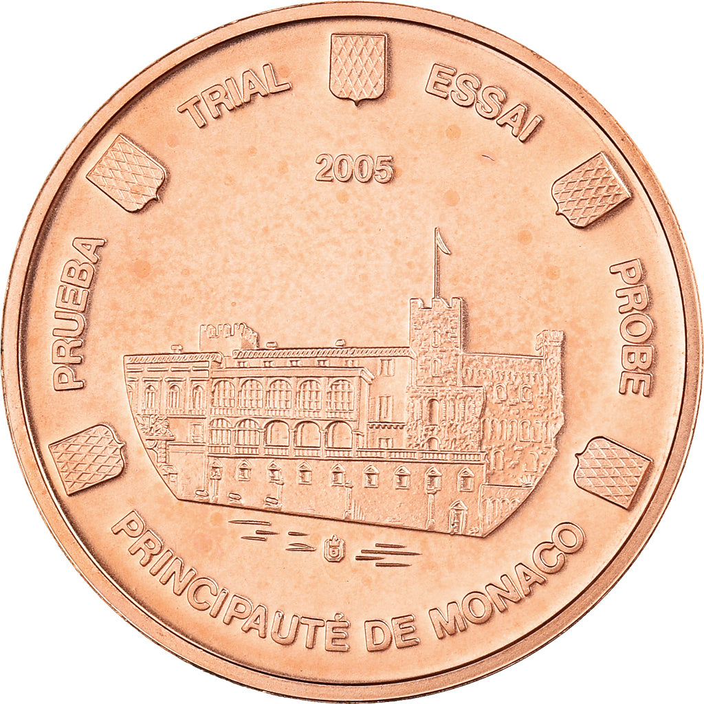 Monako,
2 euro centy,
2005