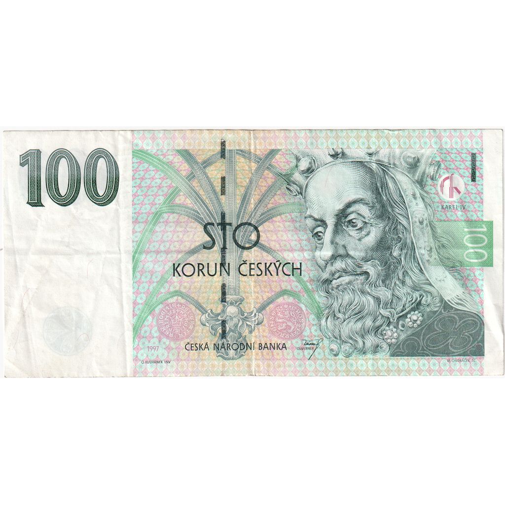 Česká republika,
100 korun,
AU(55–58)
