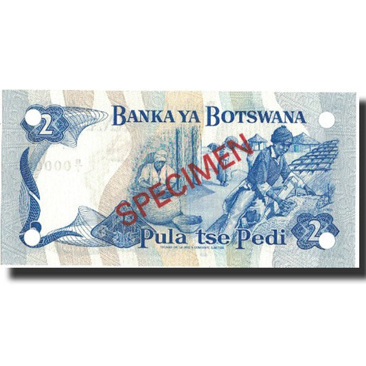 Bankovka,
Botswana,
2 Pula