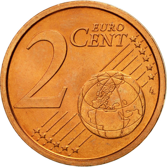 Itálie,
2 euro centy,
2011