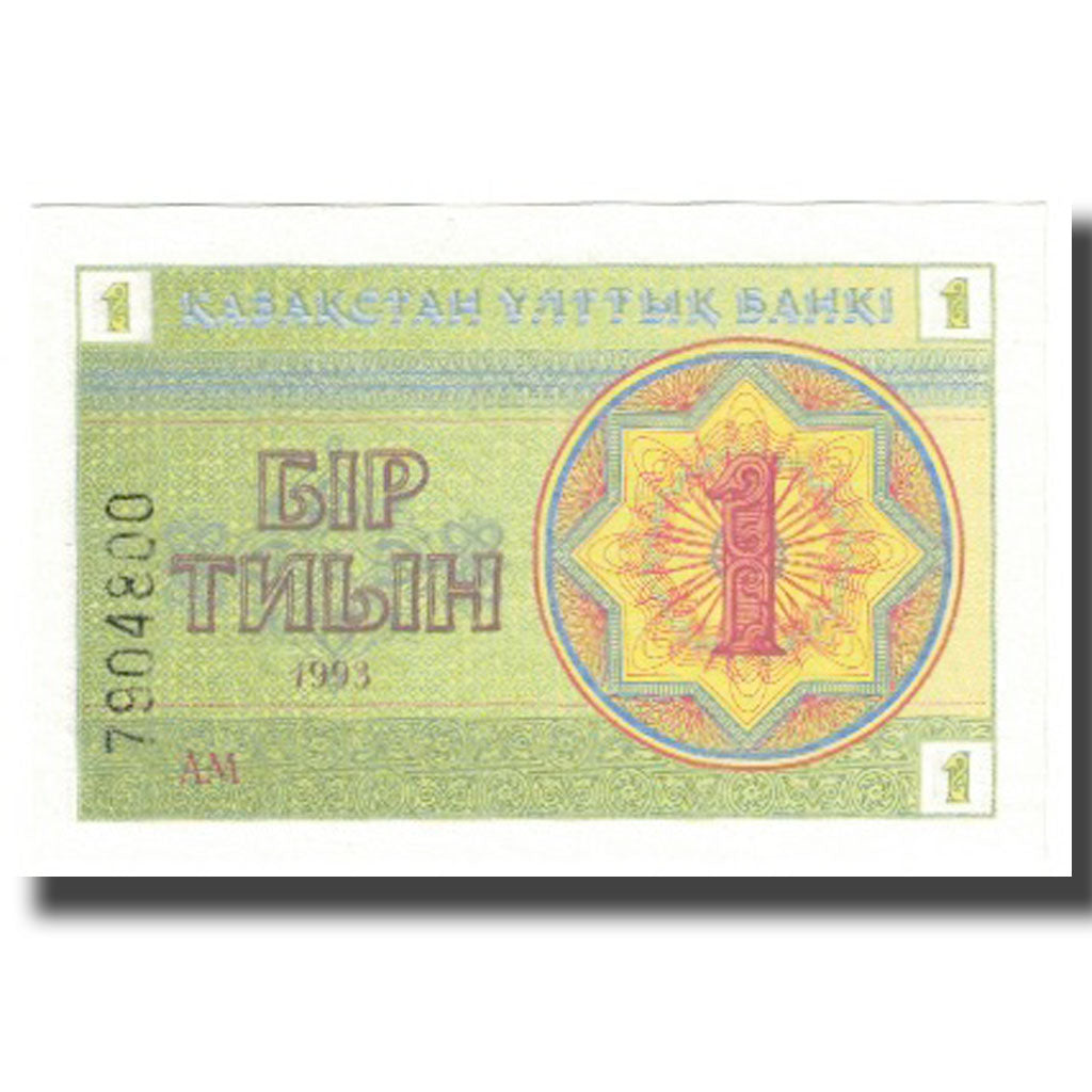 Bankovka,
Kazachstán,
1 Tyin