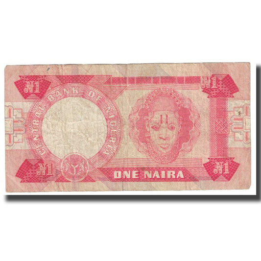 Bankovka,
Nigérie,
1 Naira