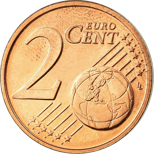Portugalsko,
2 euro centy,
2007