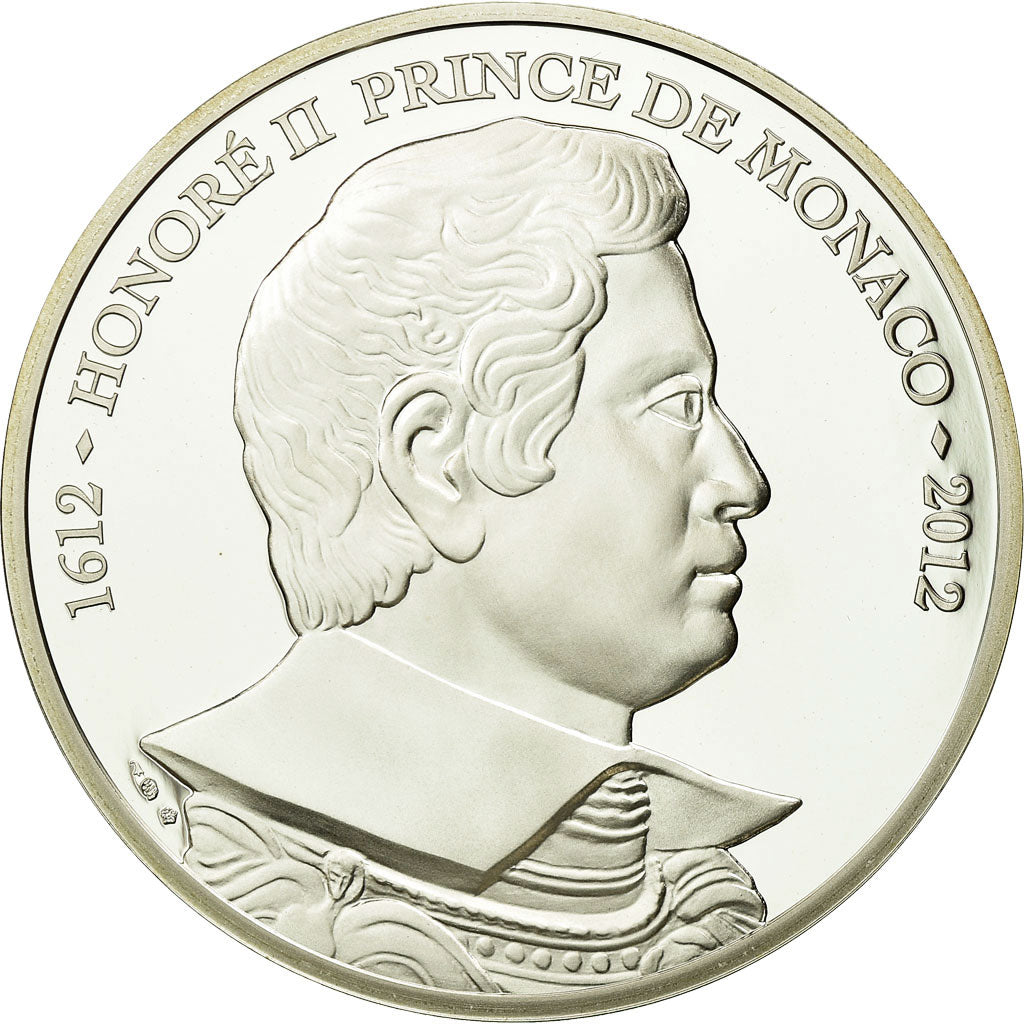 Monako,
10 euro,
Honoré II - Titr princ