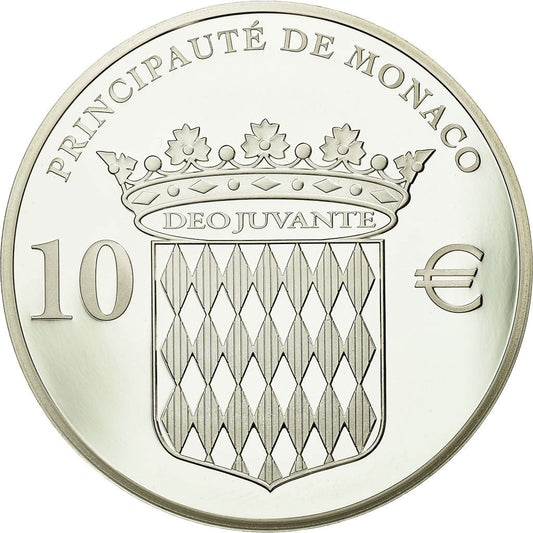 Monako,
10 euro,
Honoré II - Titr princ