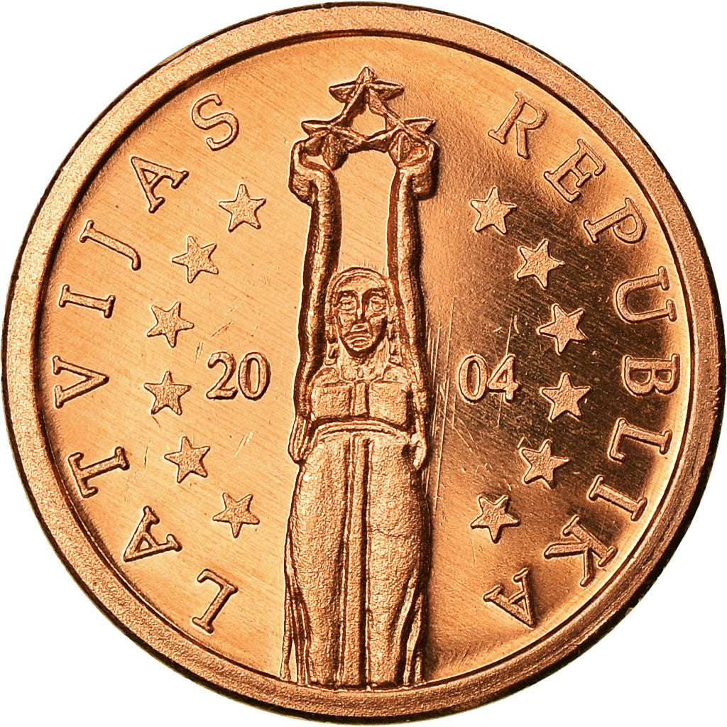 Lotyšsko,
Fantasy euro vzory,
2 euro centy