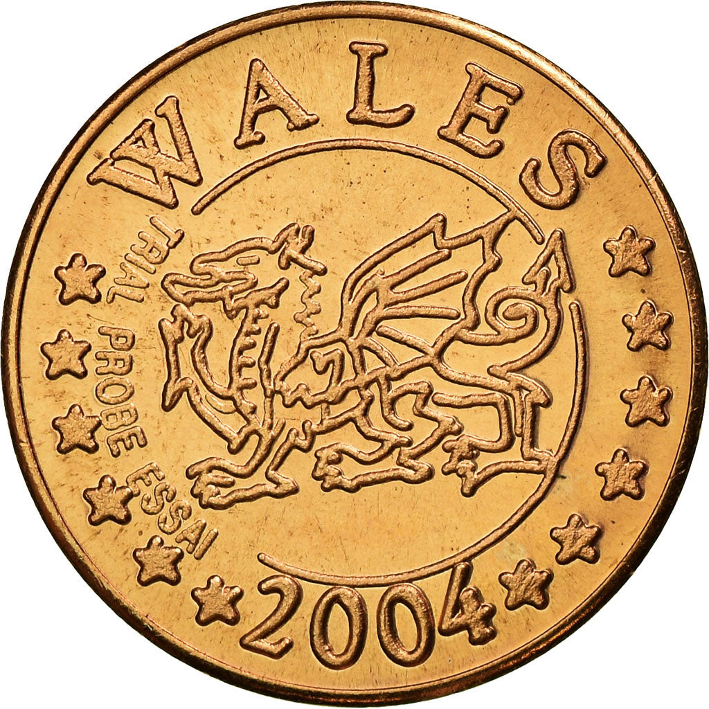 Velká Británie,
2 euro centy,
2004
