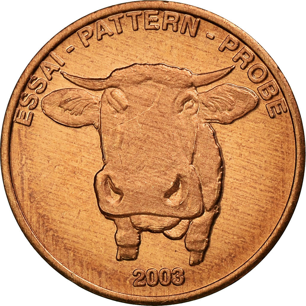 Švýcarsko,
2 euro centy,
2003