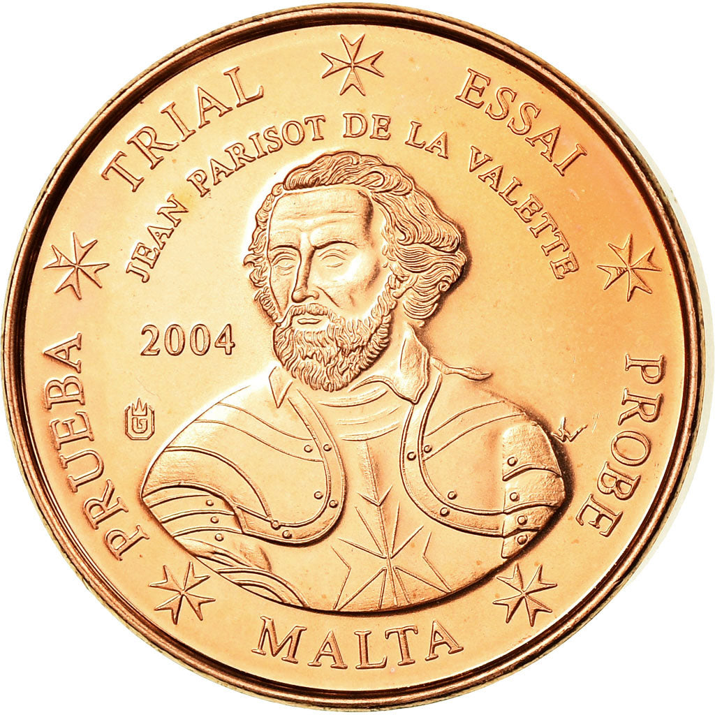Malta,
2 euro centy,
2004