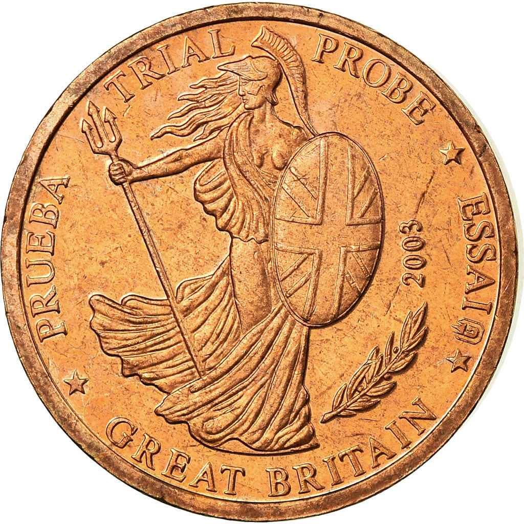 Velká Británie,
2 euro centy,
2003