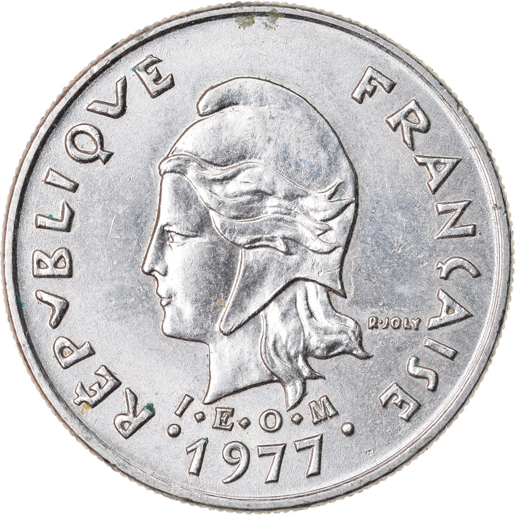 Mince,
Nová Kaledonie,
10 franků