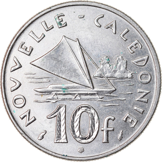 Mince,
Nová Kaledonie,
10 franků