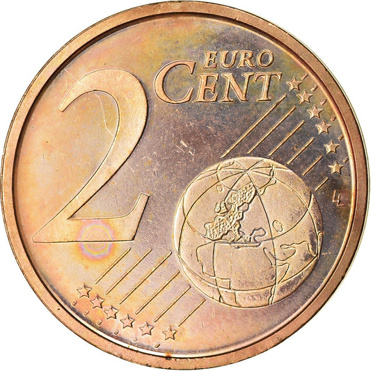Španělsko,
2 euro centy,
2003