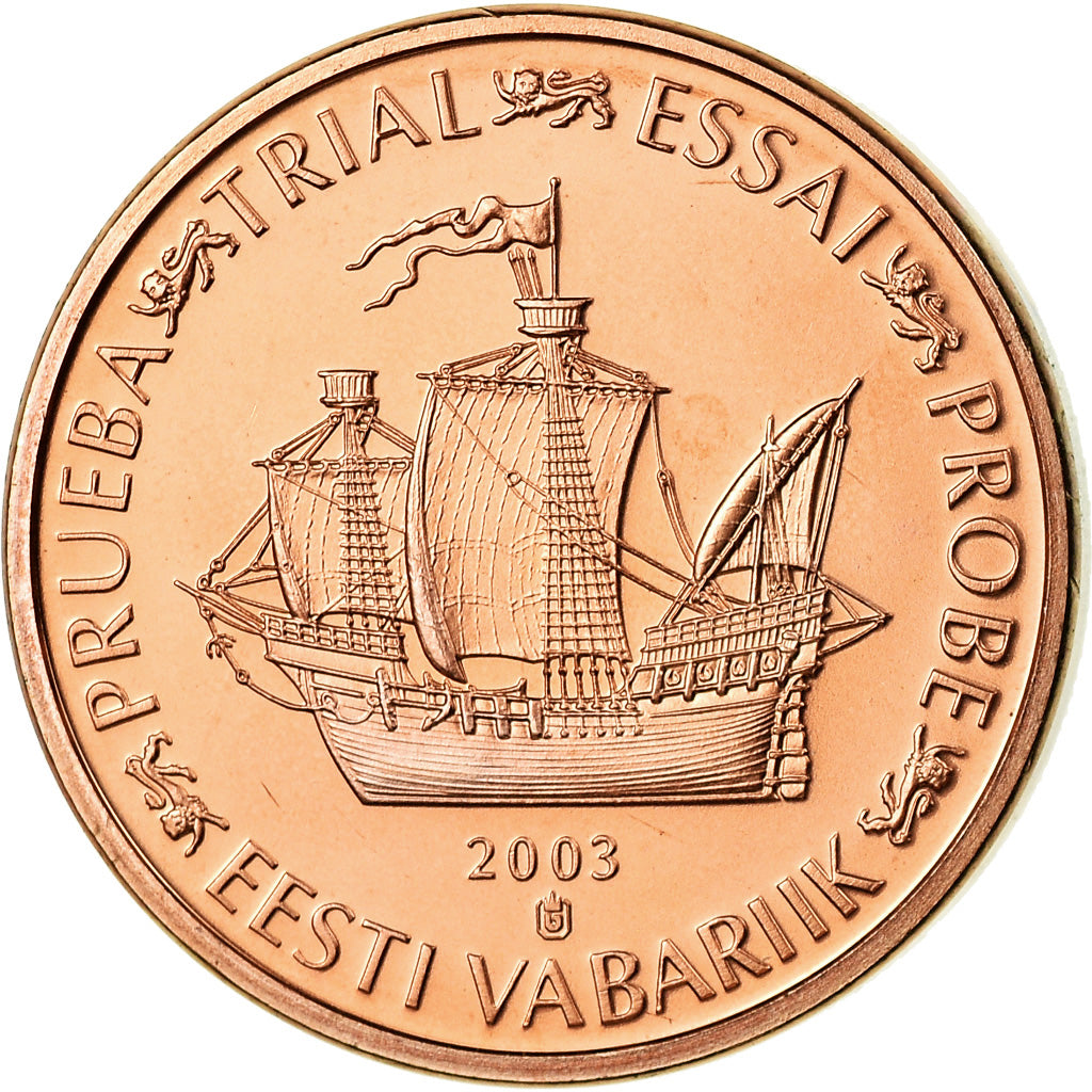 Estonsko,
2 euro centy,
2003