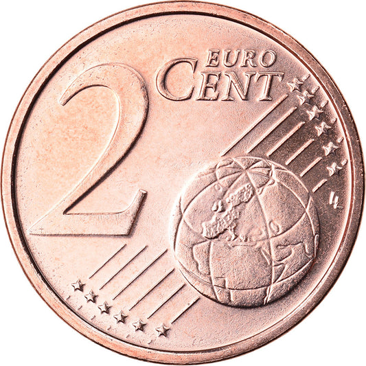Lucembursko,
2 euro centy,
2015
