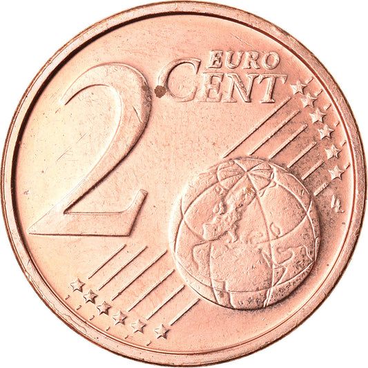 Lucembursko,
2 euro centy,
2018