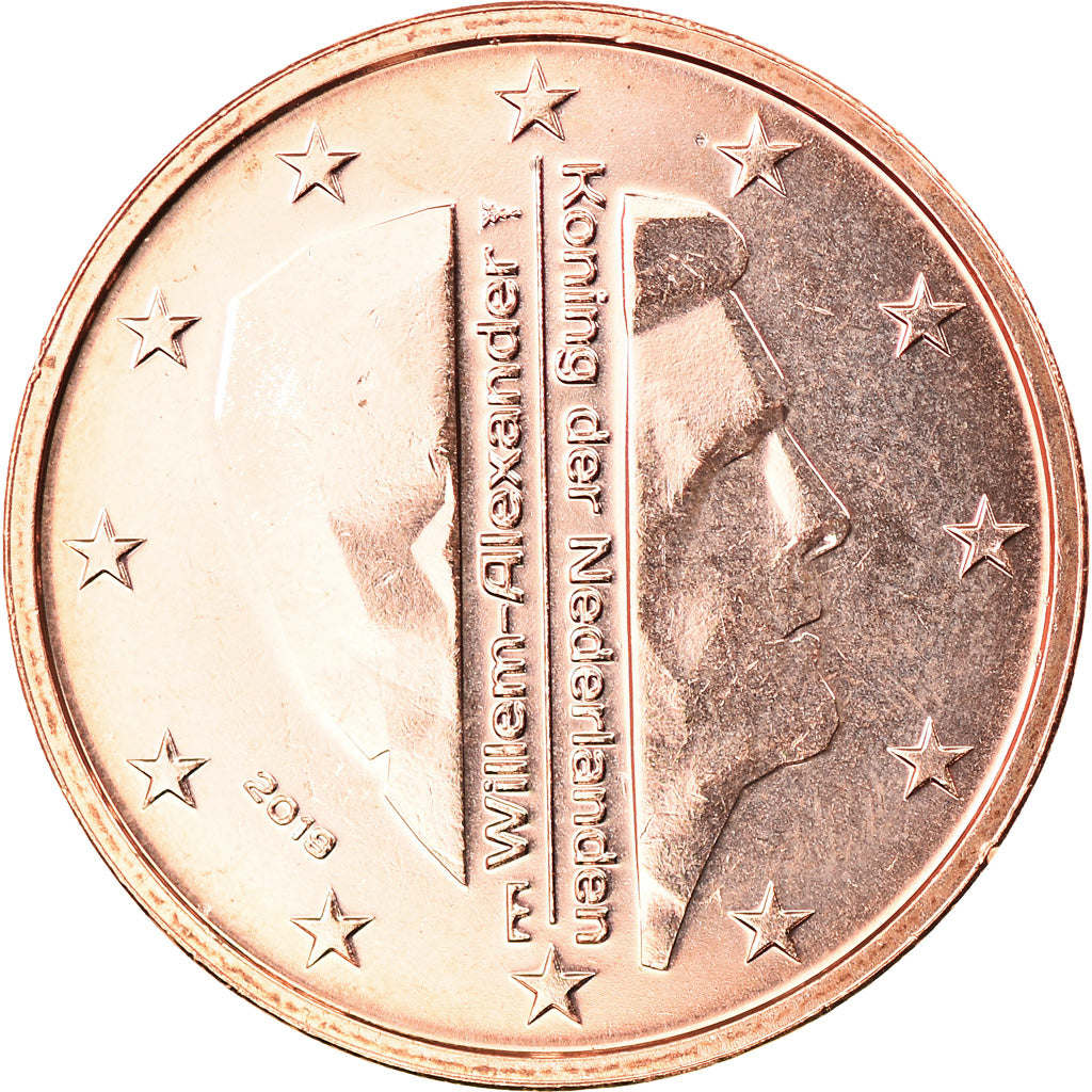 Nizozemí,
2 euro centy,
2019