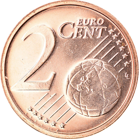 Nizozemí,
2 euro centy,
2019