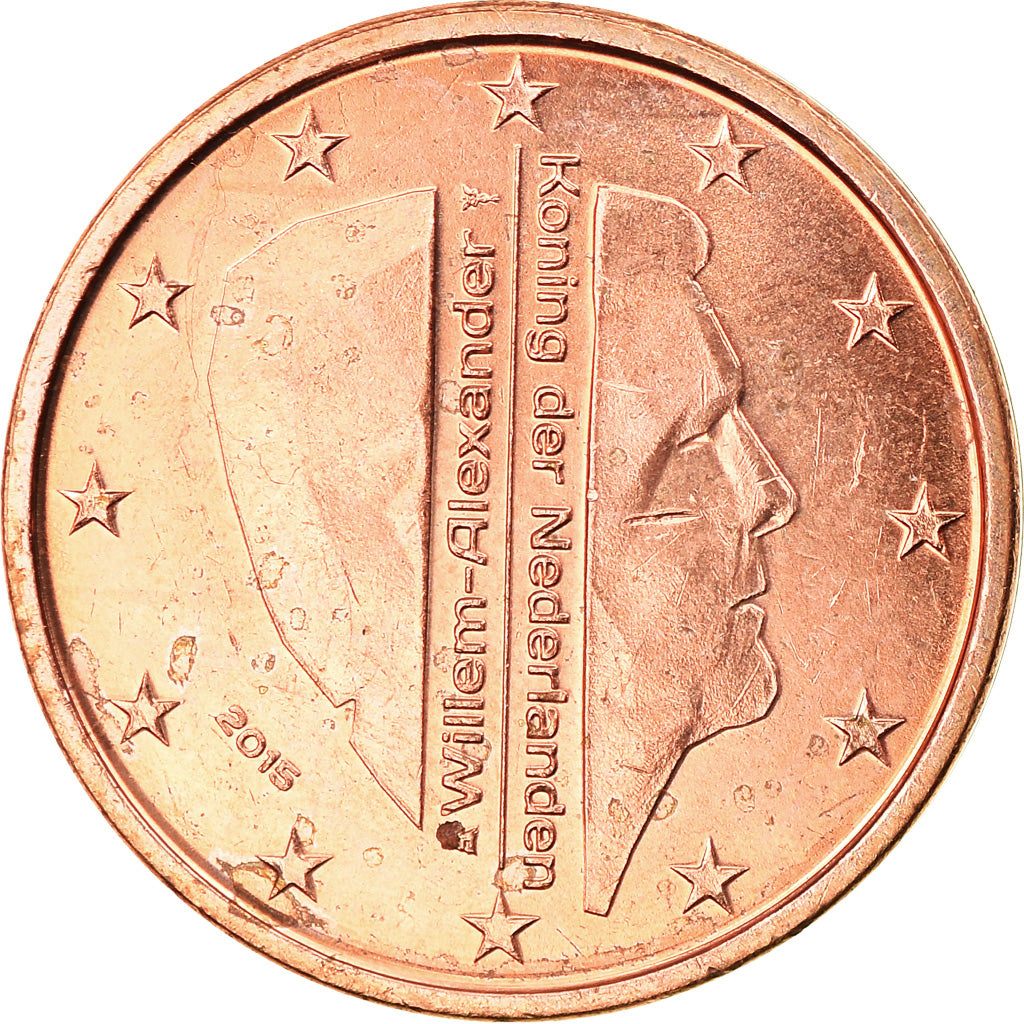 Nizozemí,
2 euro centy,
2015