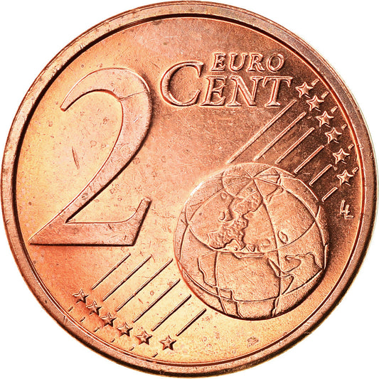 Nizozemí,
2 euro centy,
2015