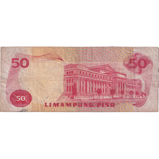 Bankovka,
Filipíny,
50 Piso