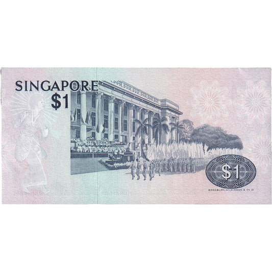 Bankovka,
Singapur,
1 dolar