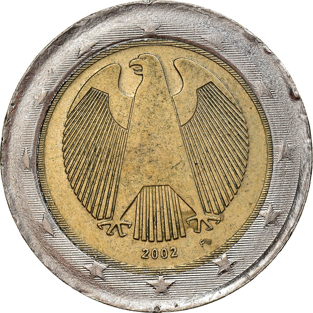 Německo,
2 eura,
2002