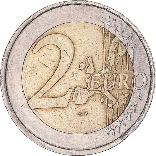 Německo,
2 eura,
Trial Turning Star s hranou 2€