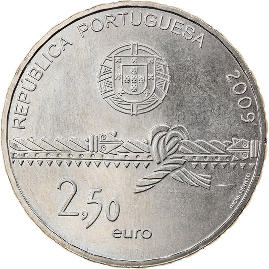 Portugalsko,
2-1/2 eura,
2009