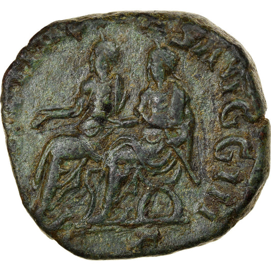 Mince,
Filip II,
Sestertius