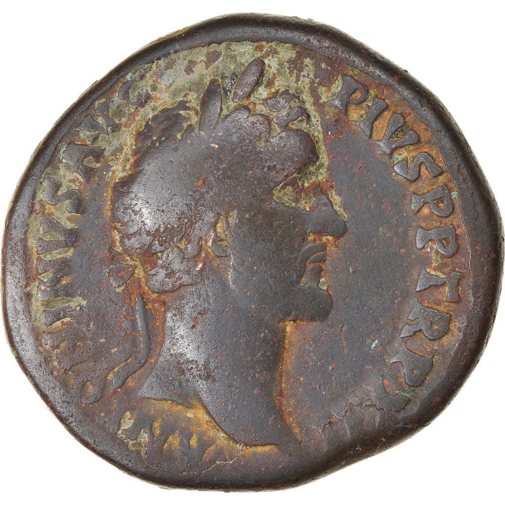 Mince,
Antoninus Pius,
Sestertius