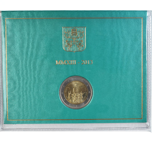 Vatikán, 
  
  2 eura, 
  
  2013