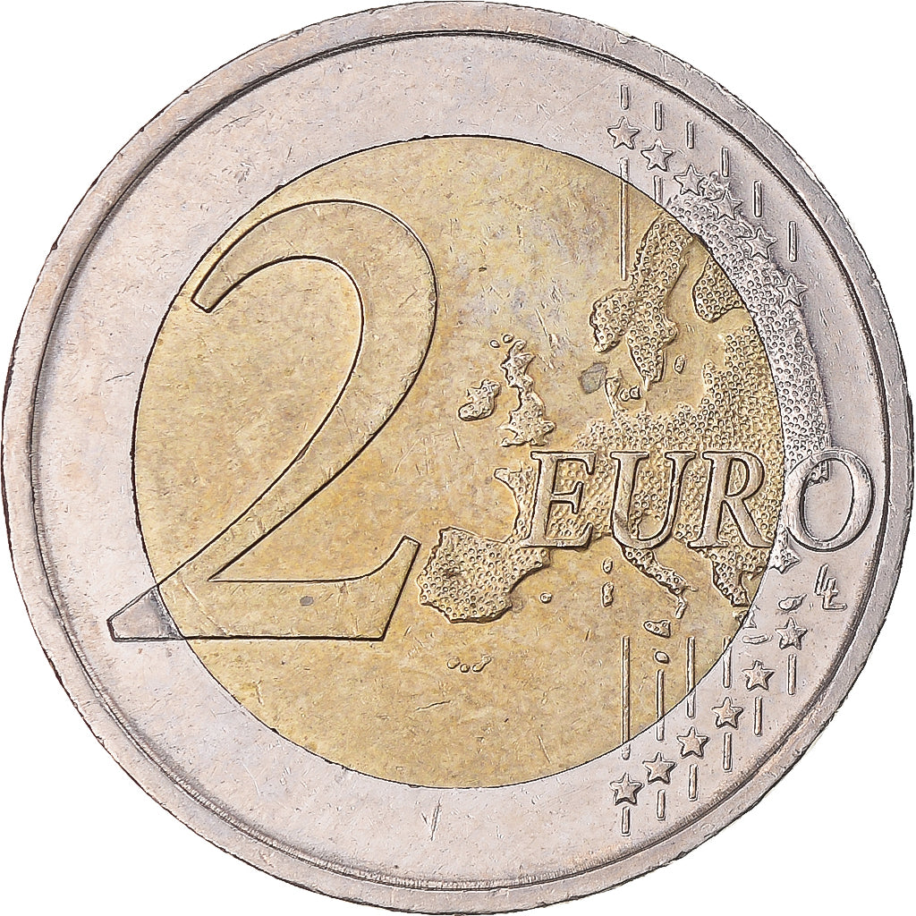 Německo, 
  
  2 eura, 
  
  Sachsen