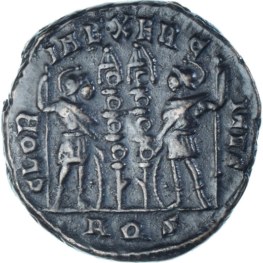 Mince, 
  
  Constantius II, 
  
  Follis