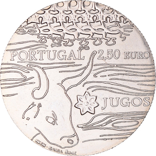Portugalsko, 
  
  2-1/2 eura, 
  
  2014