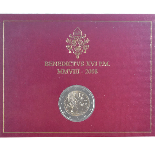 Vatikán, 
  
  2 eura, 
  
  Année de Saint Paul