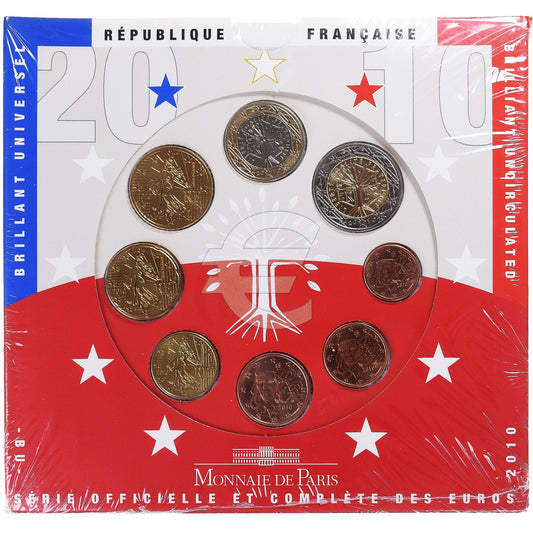 Francie, 
  
  Monnaie de Paris, 
  
  1 cent až 2 eura
